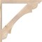 Ekena Millwork Olympic Slat Smooth Outlooker, Douglas Fir, 5 1/2"W x 48"D x 48"H OUT06X48X48OLY06SDF - alternate 2